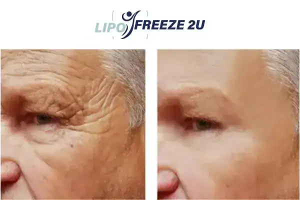 Mens before and after Morpheus 8 Cheshunt results.